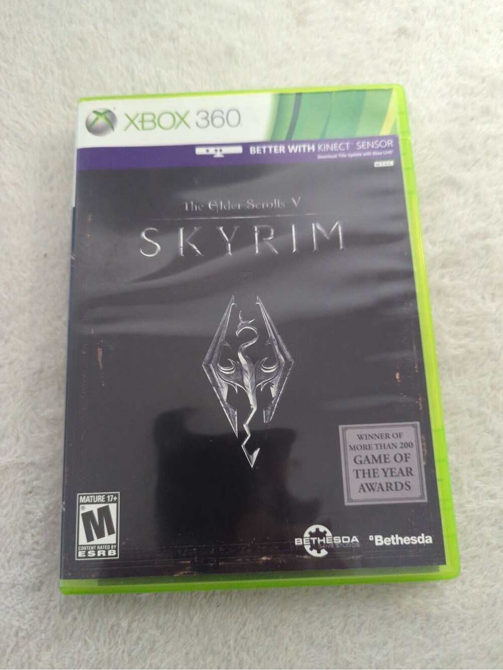 The Elder Scrolls V: Skyrim Xbox 360 Game - Map included - Tested and Working